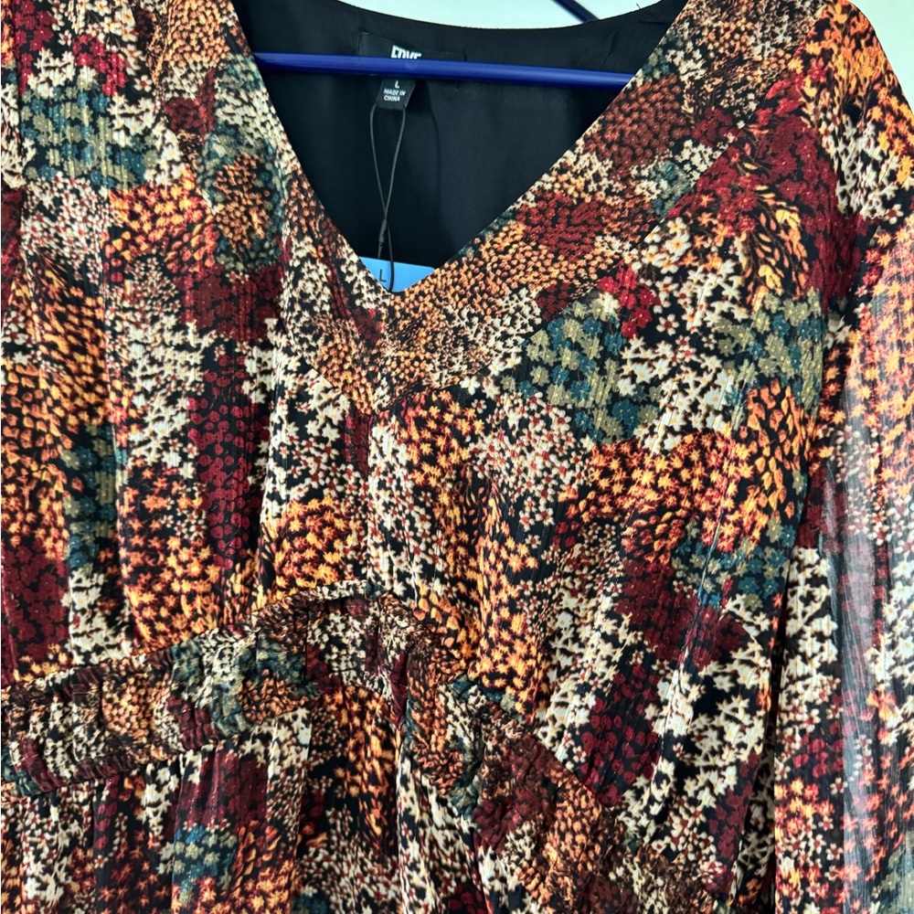 Frye Multicolor Long Sleeve Dress - Picture 5 of 6